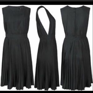 All Saints Grey/Blue Pleated Dresss